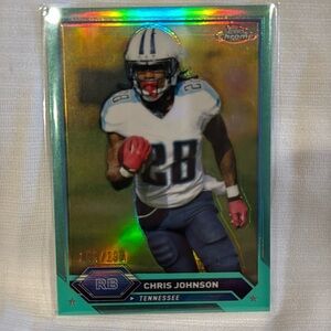 🔥 2024 Chris Johnson Topps Chrome Composite 155/199 Hologram